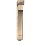 Ekena Millwork Imperial Arts and Crafts Rough Sawn Bracket w/ Offset Brace, Douglas Fir, 6"W x 28"D x 40"H BKT0604X28X40IMP03RDF - alternate 4